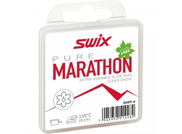 Swix Marathon white Fluor Free ,40g Fluorfri!