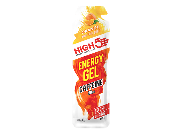 HIGH5 EnergyGel Koffein Appelsin 40gr
