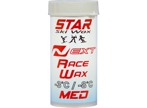Star Next Race Med Pulver -3/-8 28g, No fluor powder