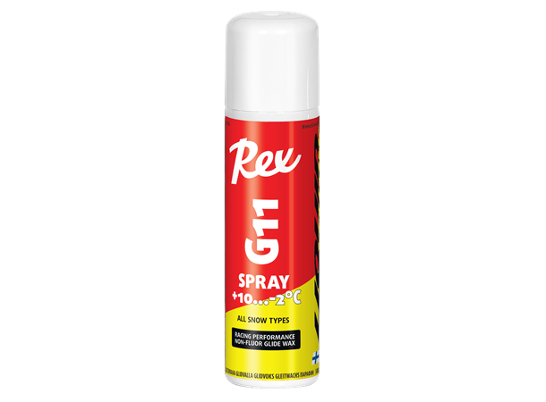 Rex G11 Spray Yellow Flourfri toppingspray. +10 til -2.