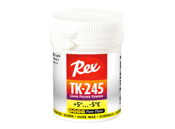 Rex TK-245 Flourpulver. +5 til -5. (PFOA-free)